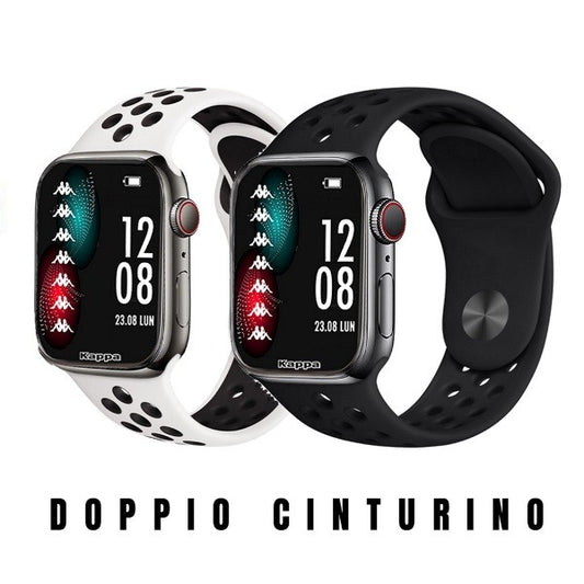 Kappa SMARTWATCH KW-P003 NERO CON CINTURINO IN SILICONE NERO/BIANCO