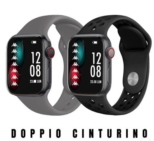 Kappa SMARTWATCH KW-P007 NERO CON CINTURINO GRIGIO E NERO