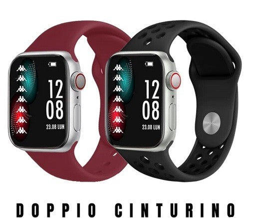 Kappa SMARTWATCH KW-P007 NERO CON CINTURINO GRIGIO E NERO